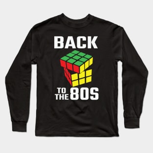 Back To The 80s - Rubik Cube Long Sleeve T-Shirt
